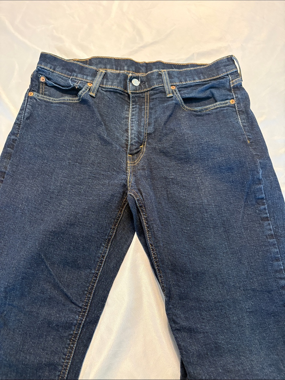 Levi's 541 W35 L36 Indigo Blue Classic Straight Jeans - Picture 3 of 7